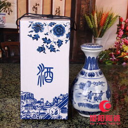 中国红与青花山水陶瓷酒瓶定制 价格、厂家与酒类经营全解析